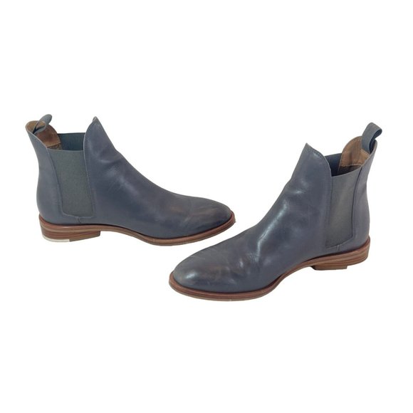 Everlane The Modern Chelsea Boot Womens 8.5 Gray Italian Leather Ankle Pull On - Picture 4 of 11